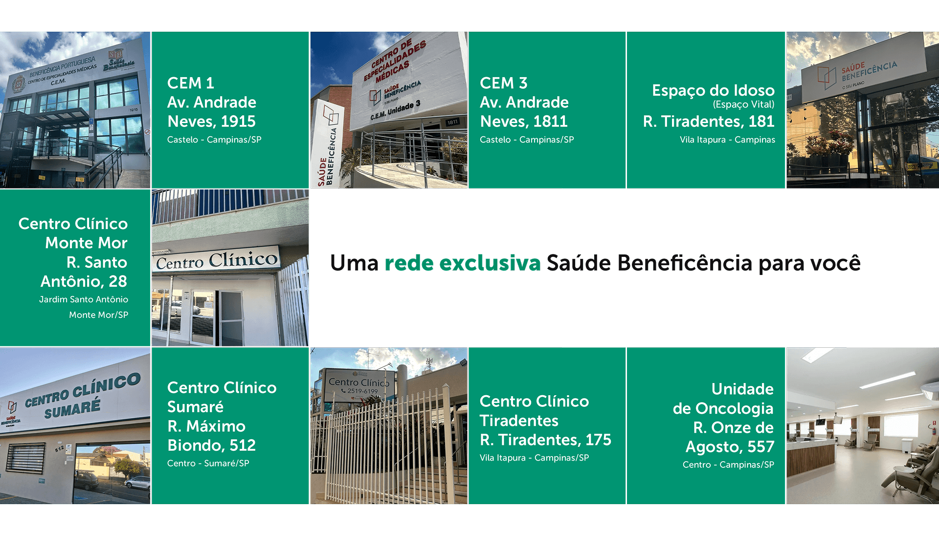 Rede de hospitais credenciados